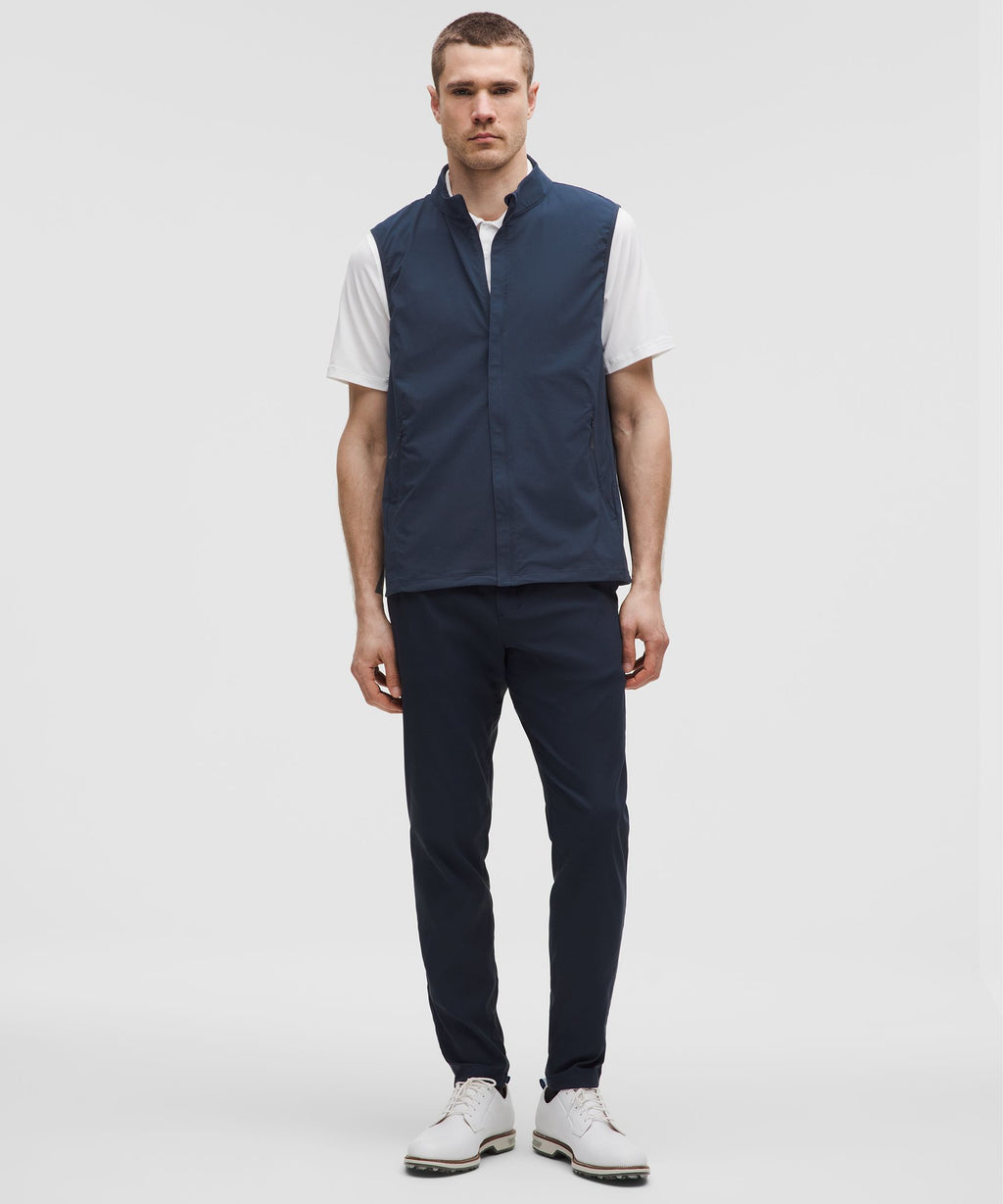 Windproof Full-Zip Golf Vest
