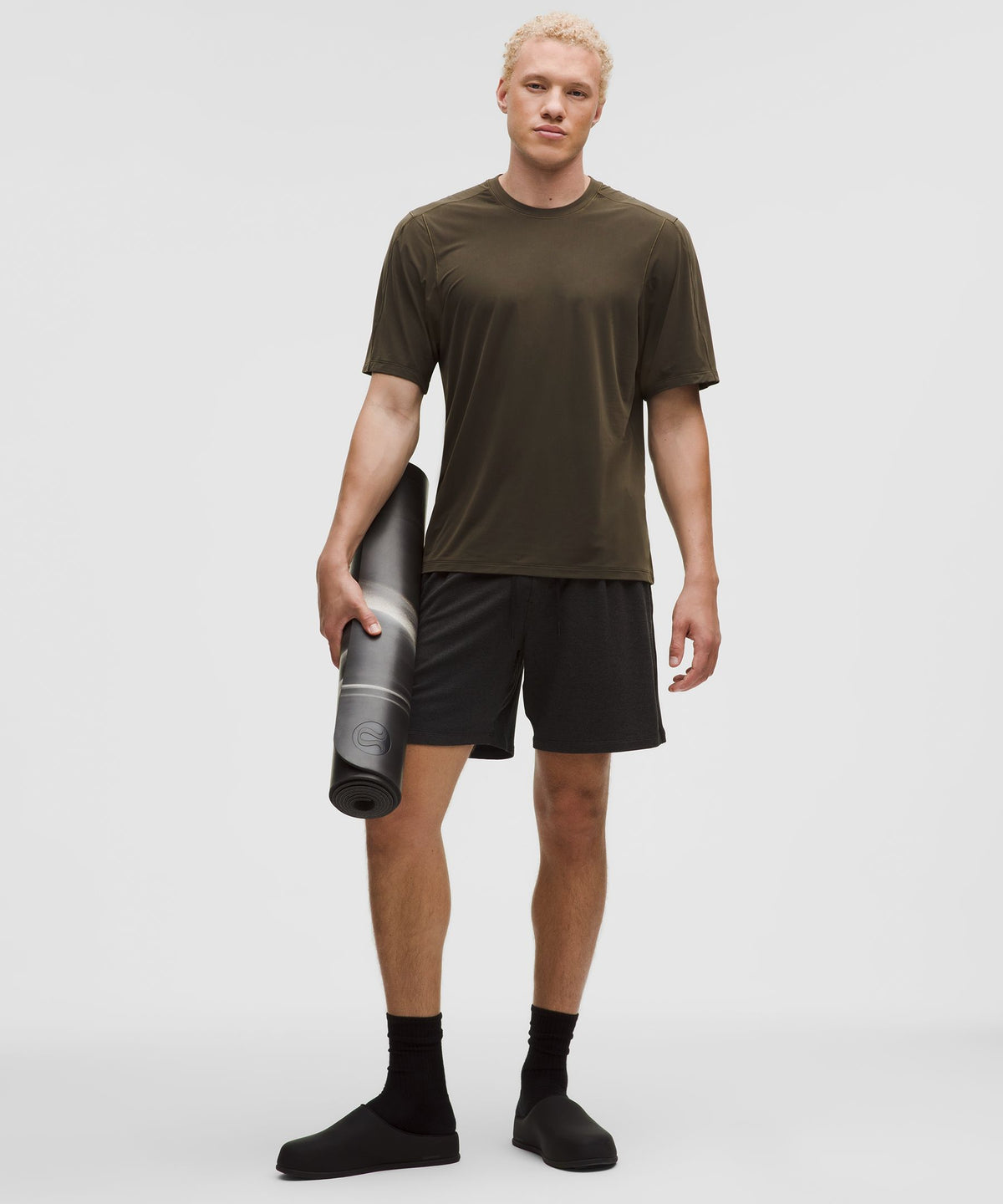 Brushed Yoga Crewneck T-Shirt