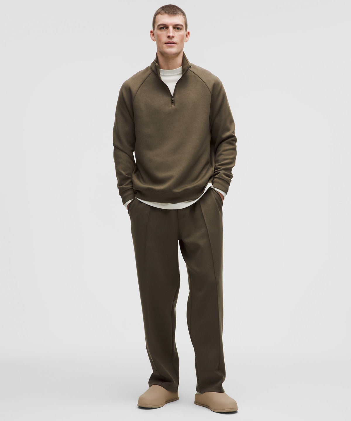 Smooth Spacer Quarter Zip