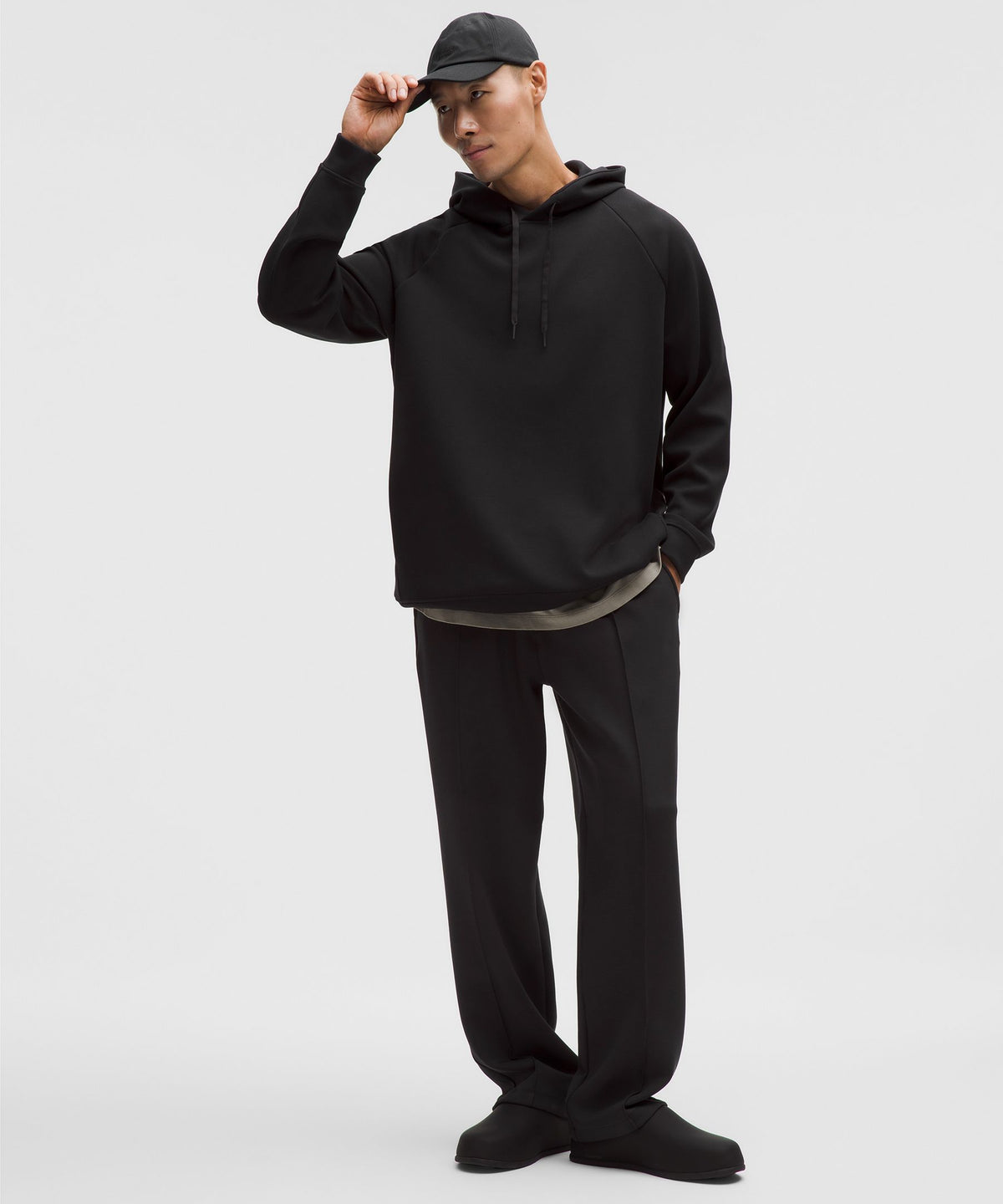 Smooth Spacer Classic-Fit Pullover Hoodie