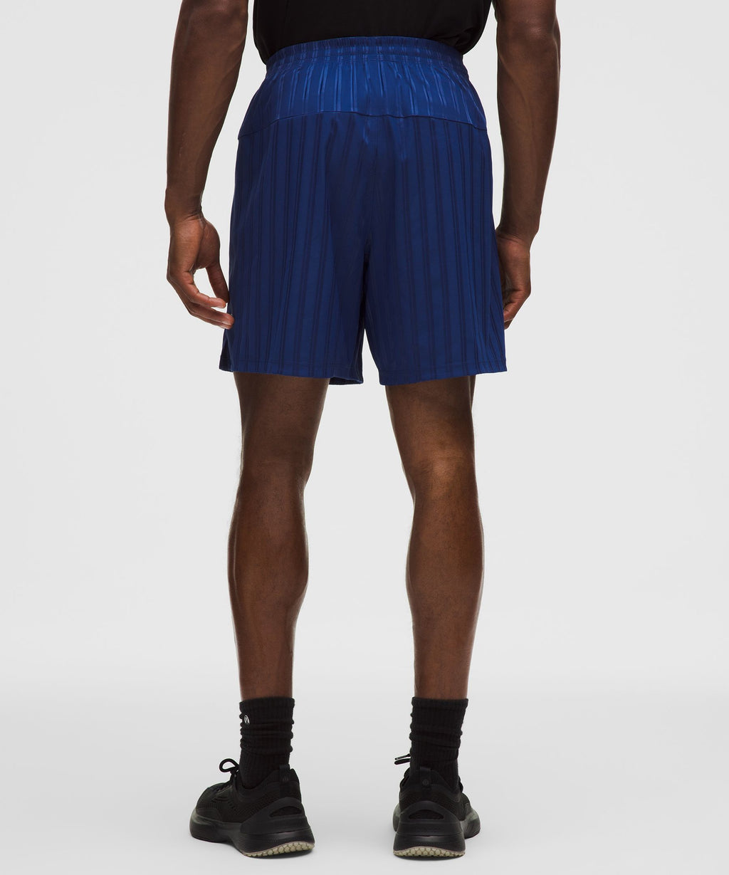Satin Stripe Linerless Short 7"