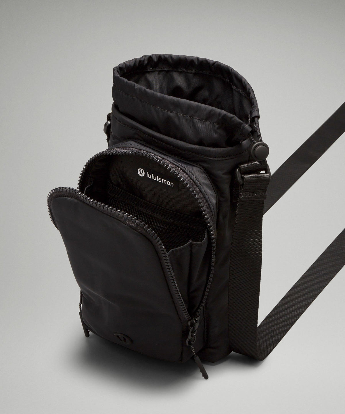 Water Bottle Crossbody with Front Pocket 2L