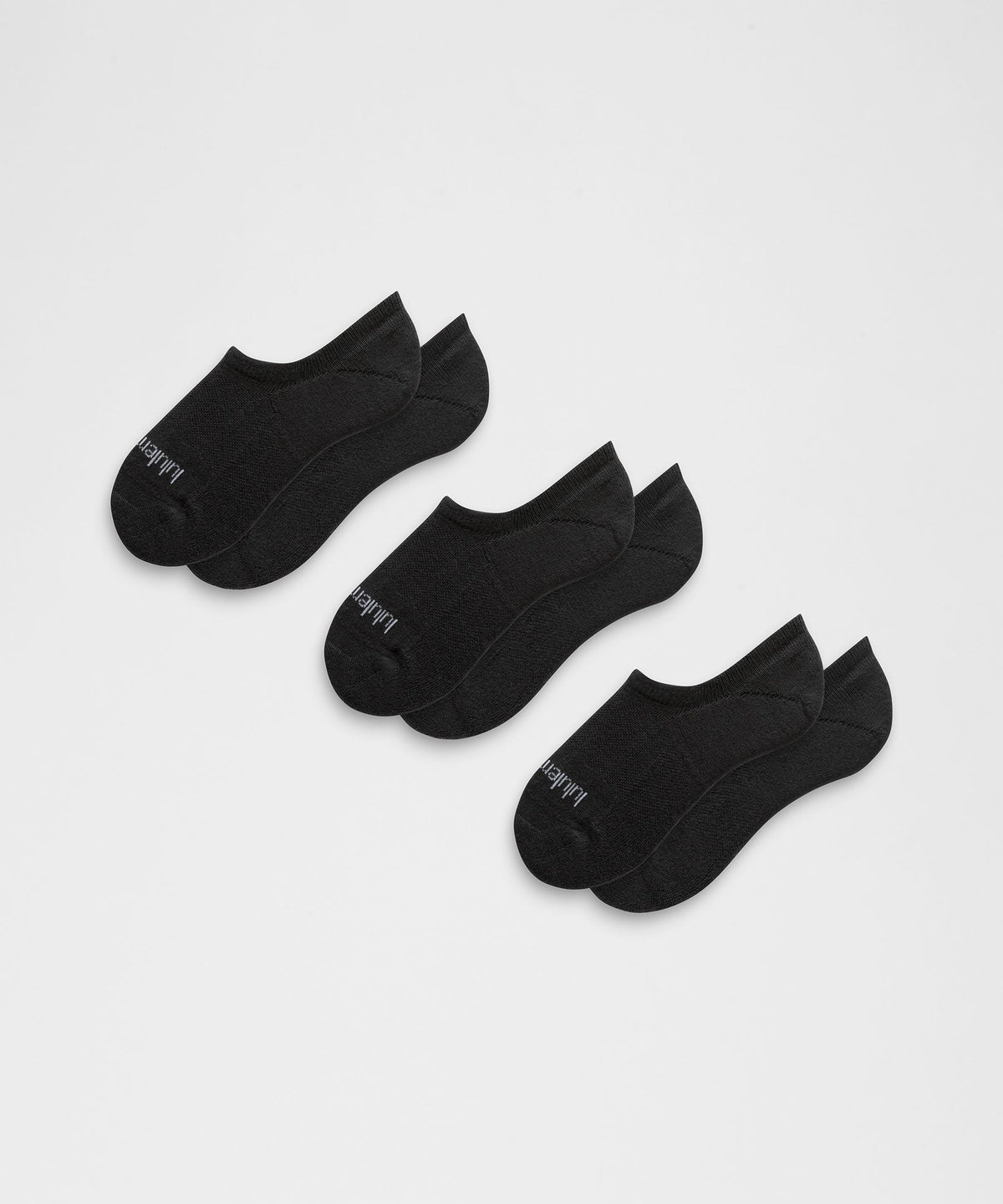 Unisex Daily Essential No-Show Socks3 Pack