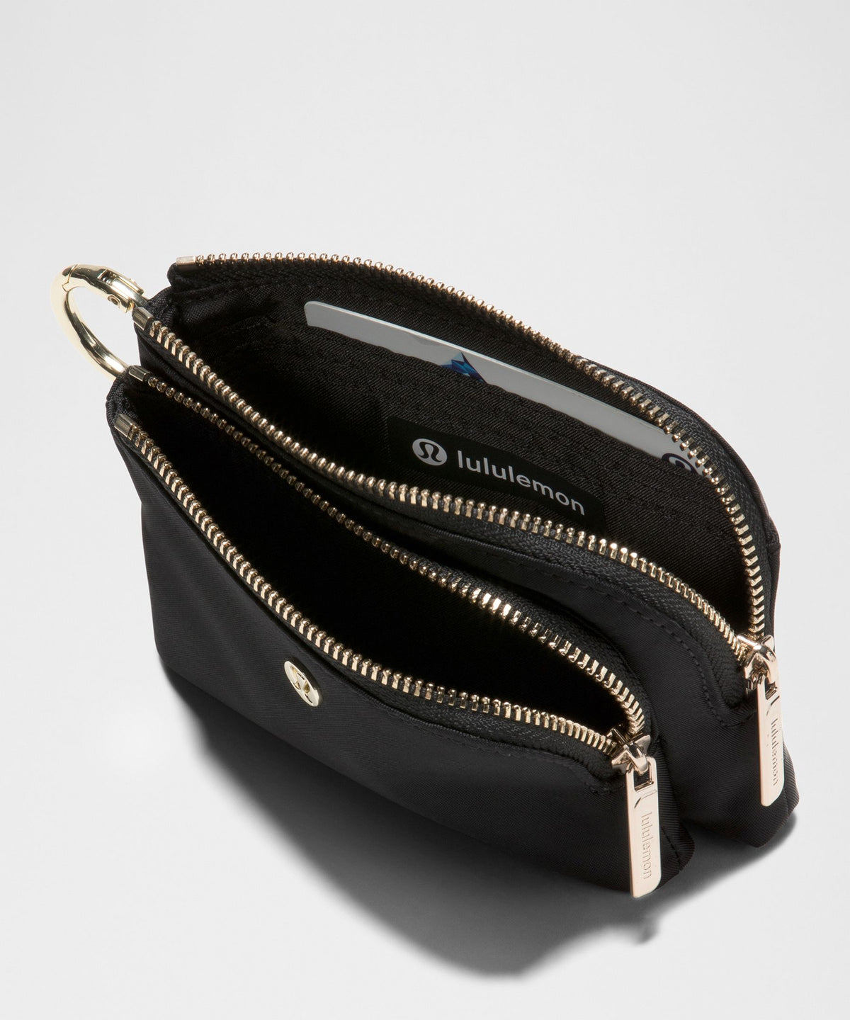 Double Zip Clippable Card Pouch
