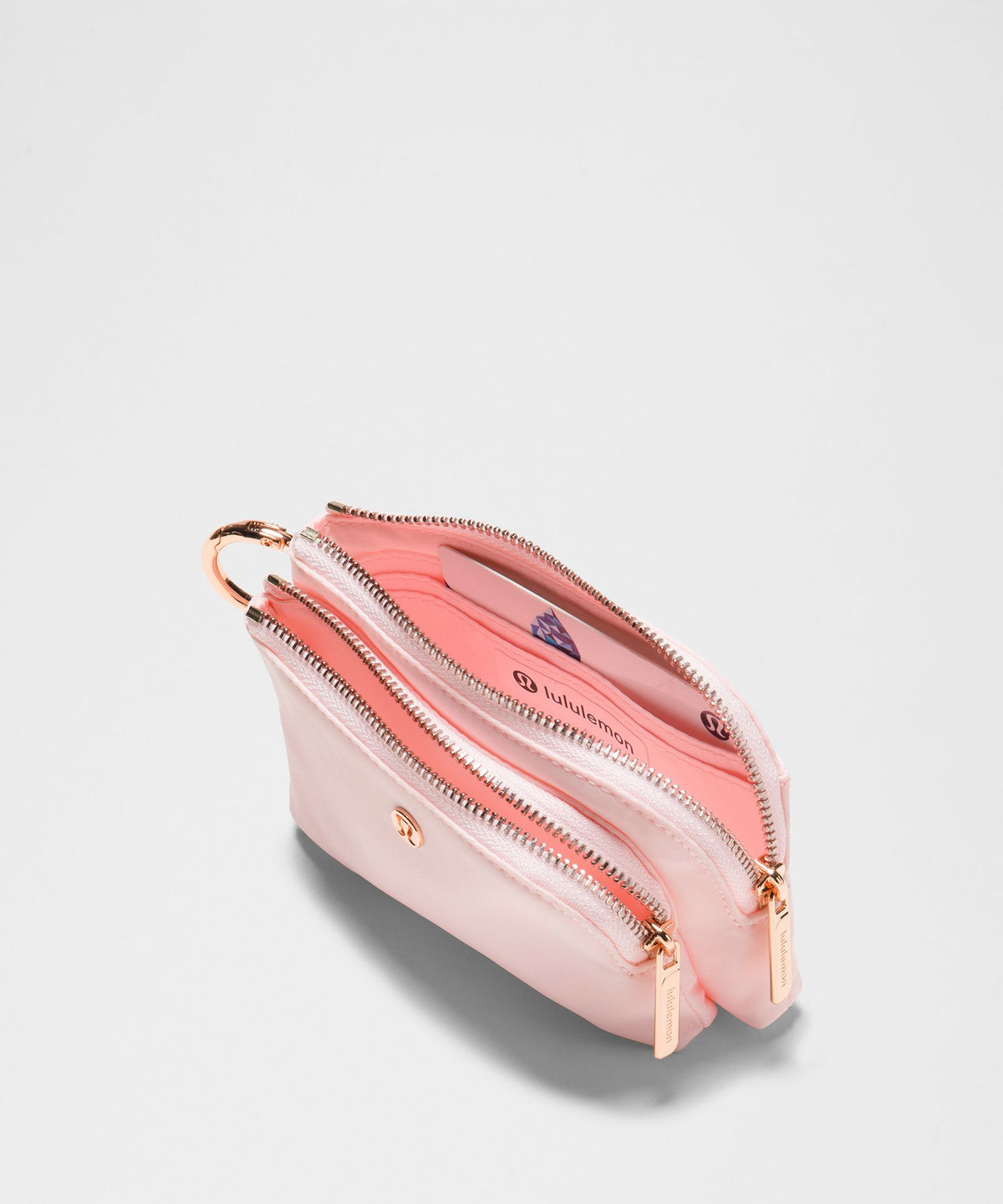 Double Zip Clippable Card Pouch