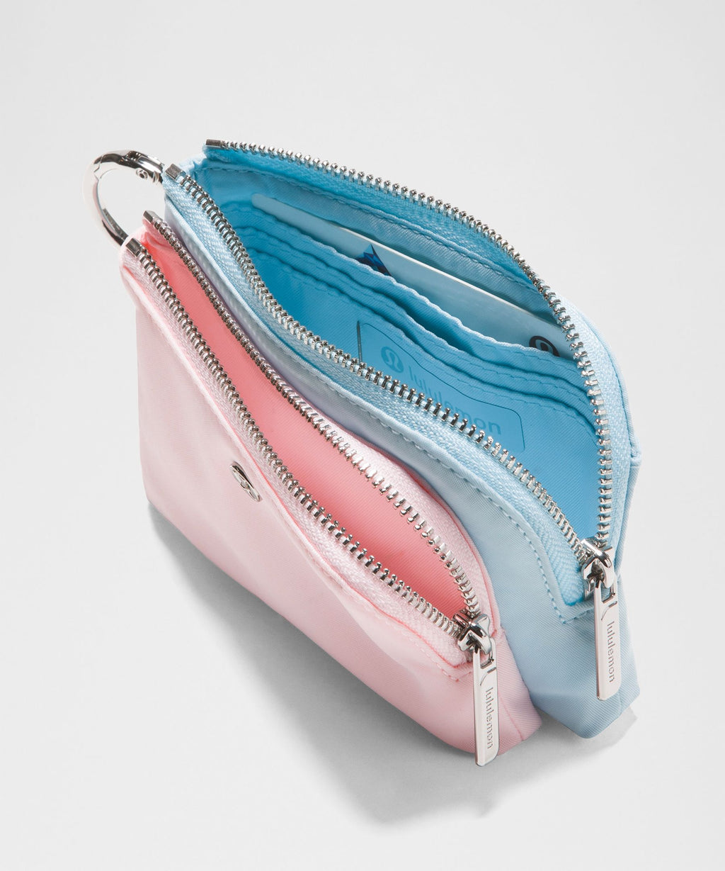 Double Zip Clippable Card Pouch