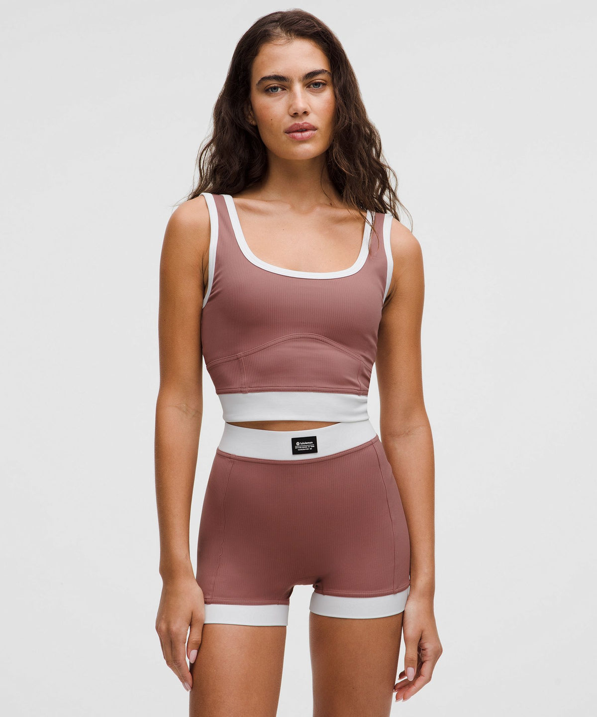 Ribbed Nulu Cropped Tank Top