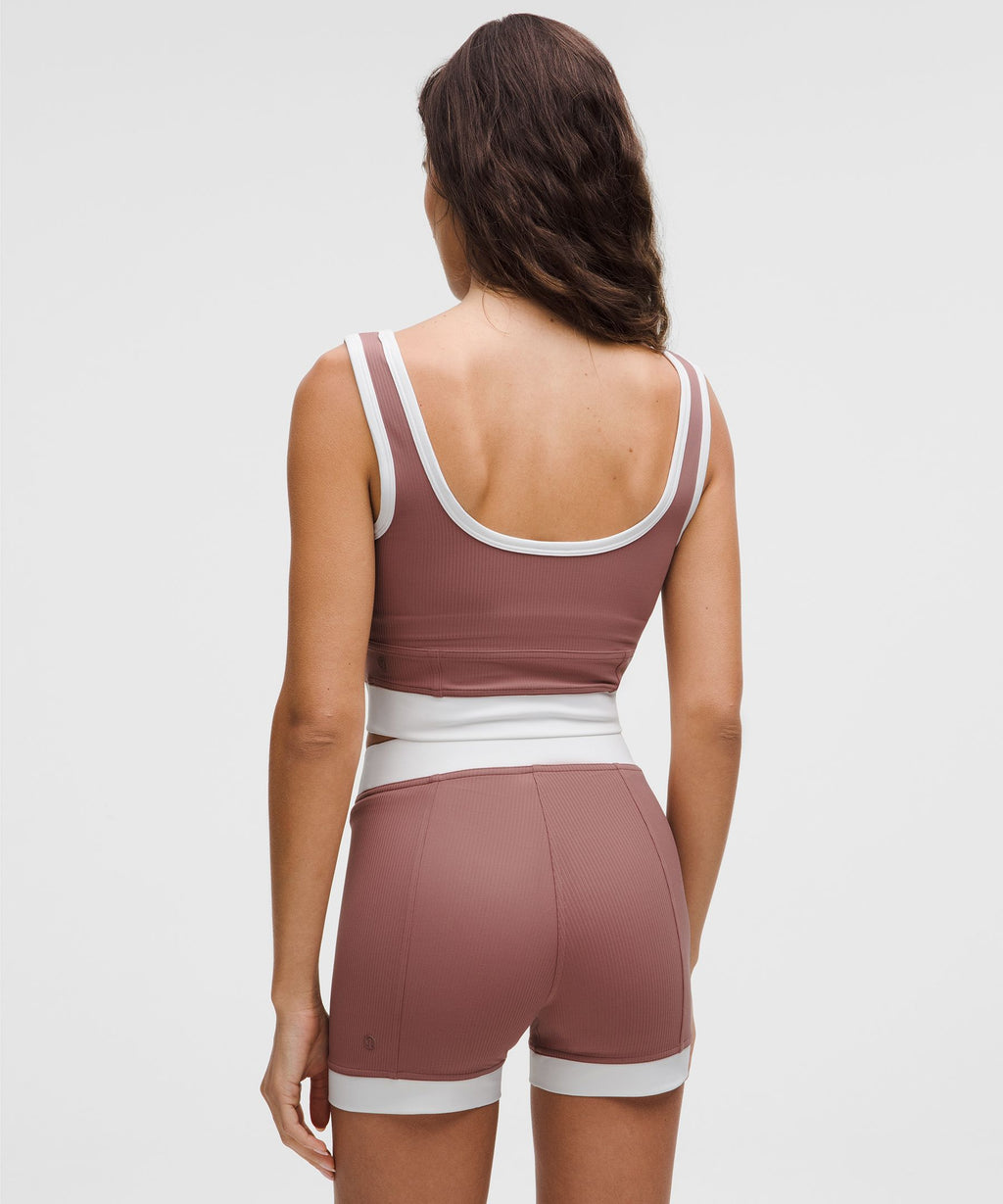 Ribbed Nulu Cropped Tank Top