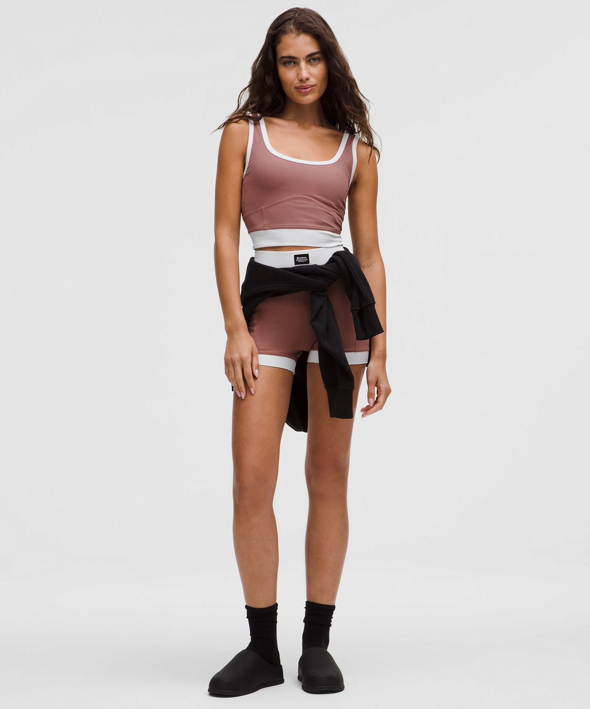 Ribbed Nulu Cropped Tank Top