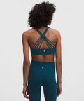 FlexyFlex Strappy Yoga BraLight Support, A-C Cups