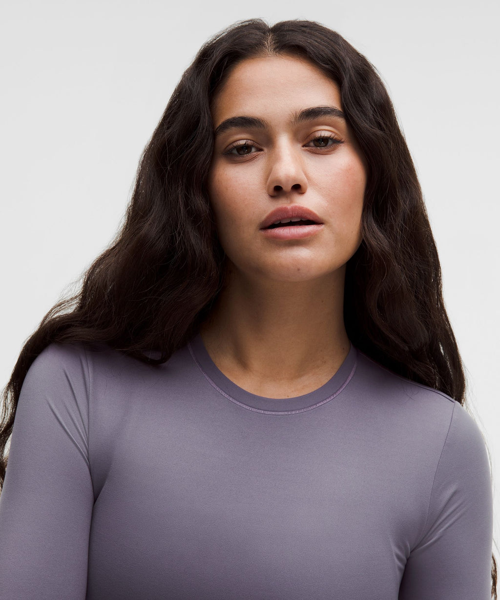 Wundermost Ultra-Soft Nulu Crewneck Long-Sleeve Shirt