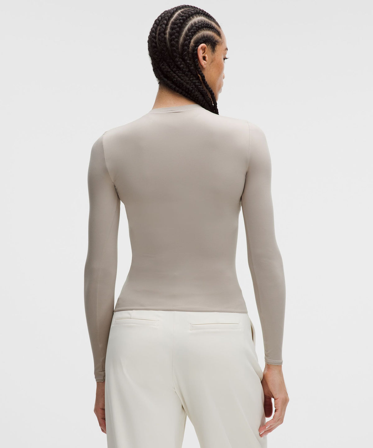 Wundermost Ultra-Soft Nulu Crewneck Long-Sleeve Shirt
