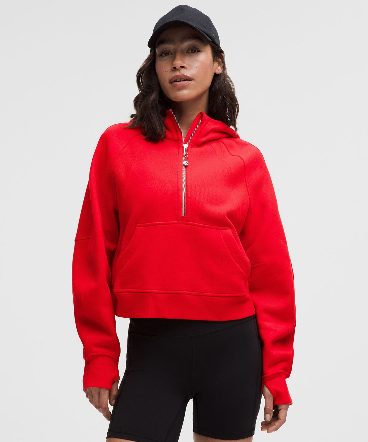 Scuba Oversized Half-Zip Hoodie