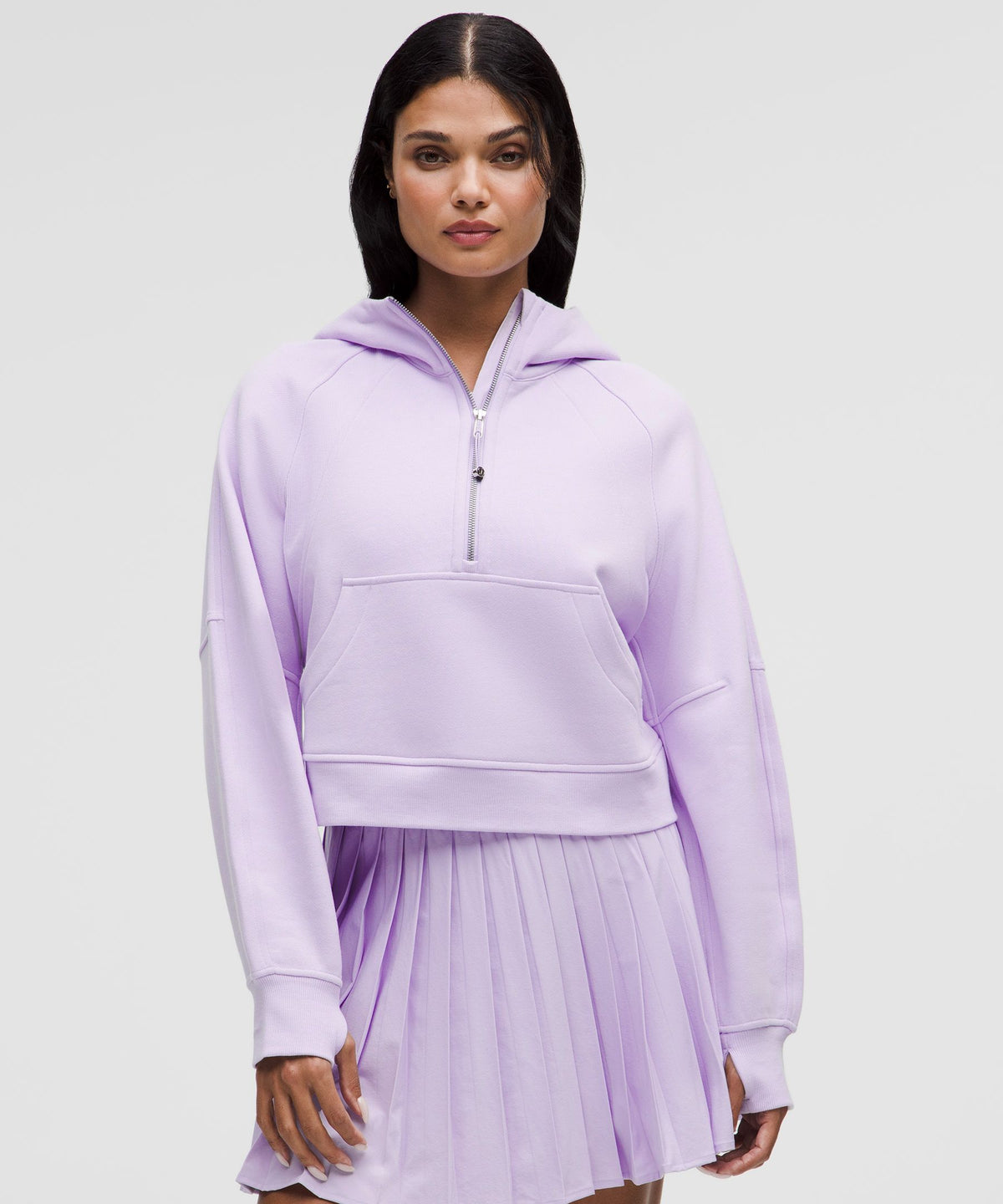 Scuba Oversized Half-Zip Hoodie