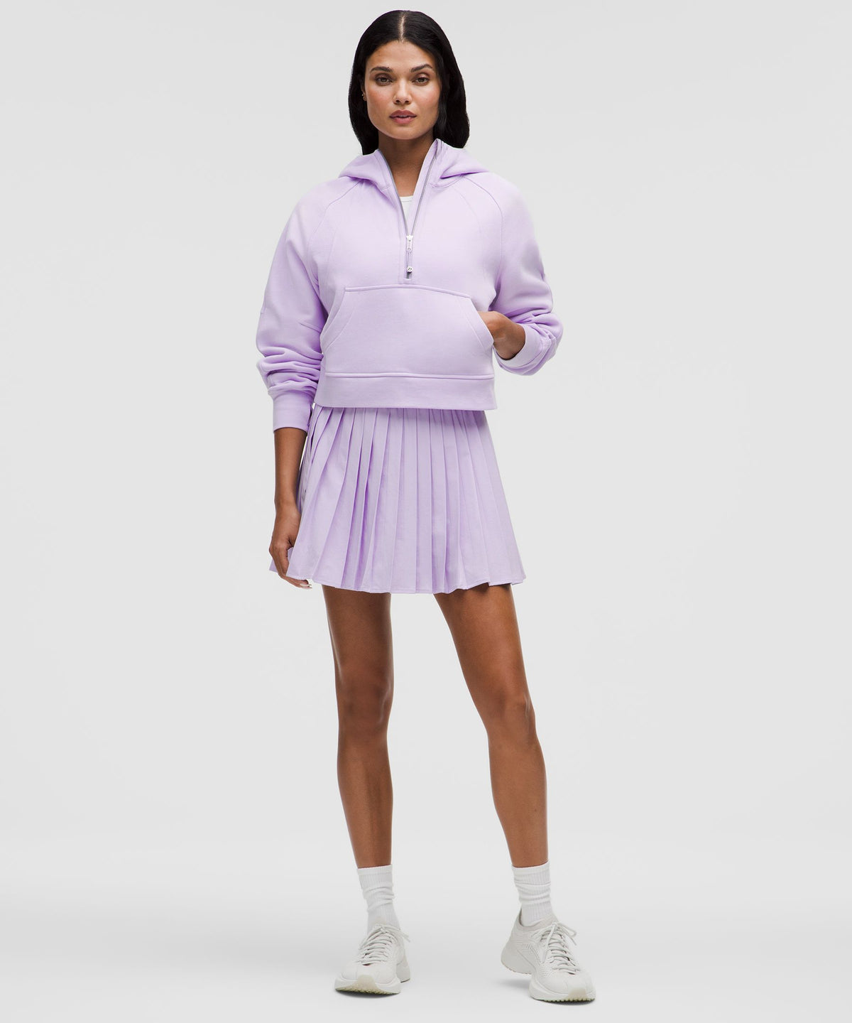 Scuba Oversized Half-Zip Hoodie