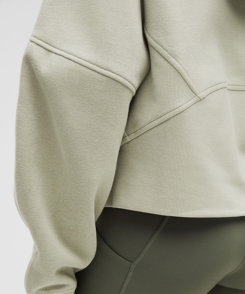 Scuba Oversized Half-Zip Hoodie