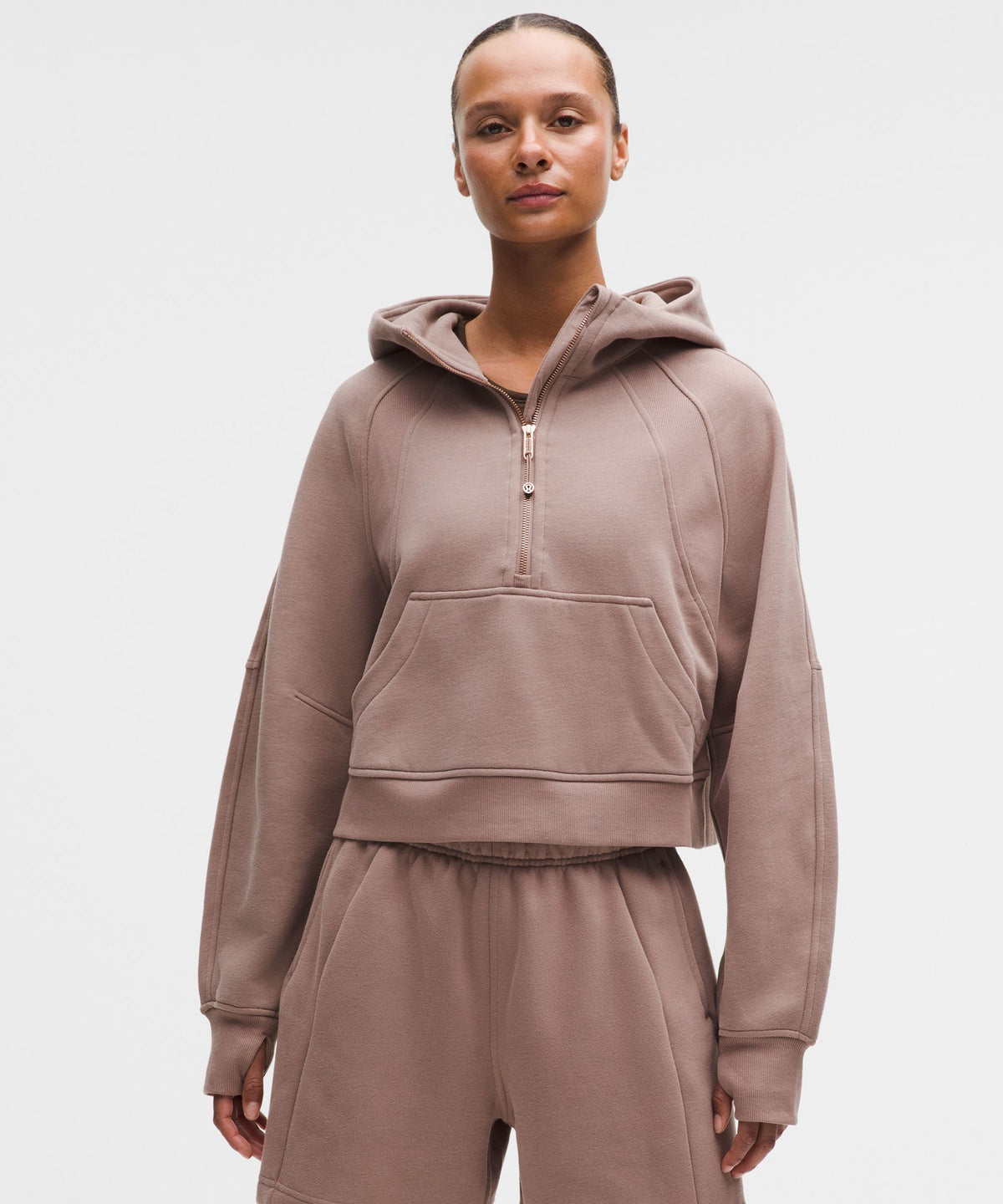 Scuba Oversized Half-Zip Hoodie