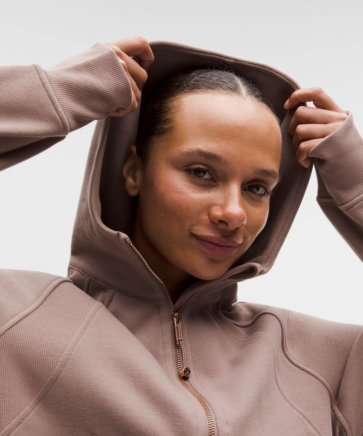 Scuba Oversized Half-Zip Hoodie