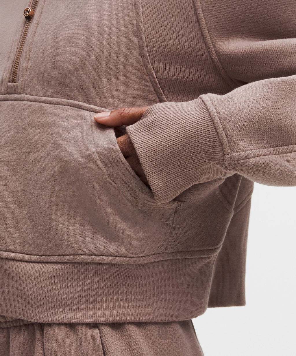 Scuba Oversized Half-Zip Hoodie