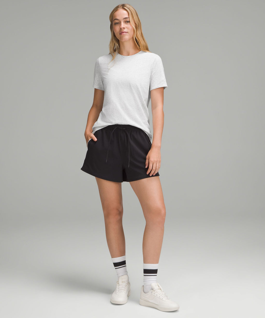 Organic Cotton Straight-Hem Crewneck T-Shirt