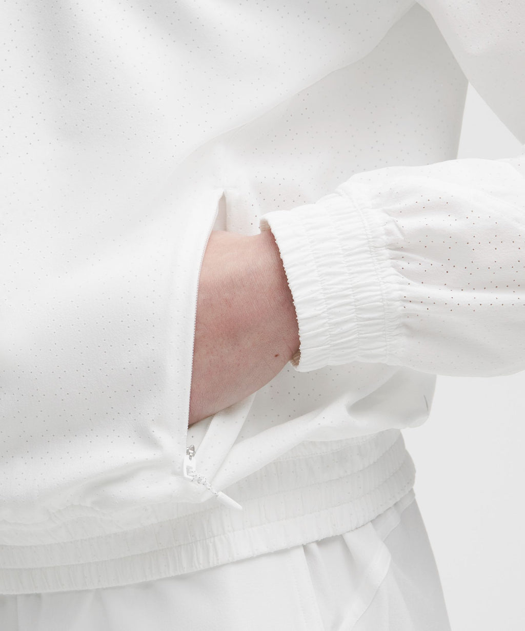 Adapted State Perforated Track Jacket