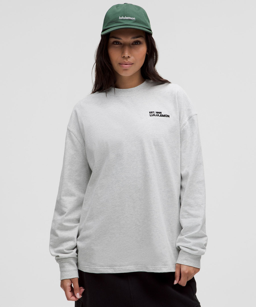 Heavyweight Cotton Crewneck Long-Sleeve Shirt