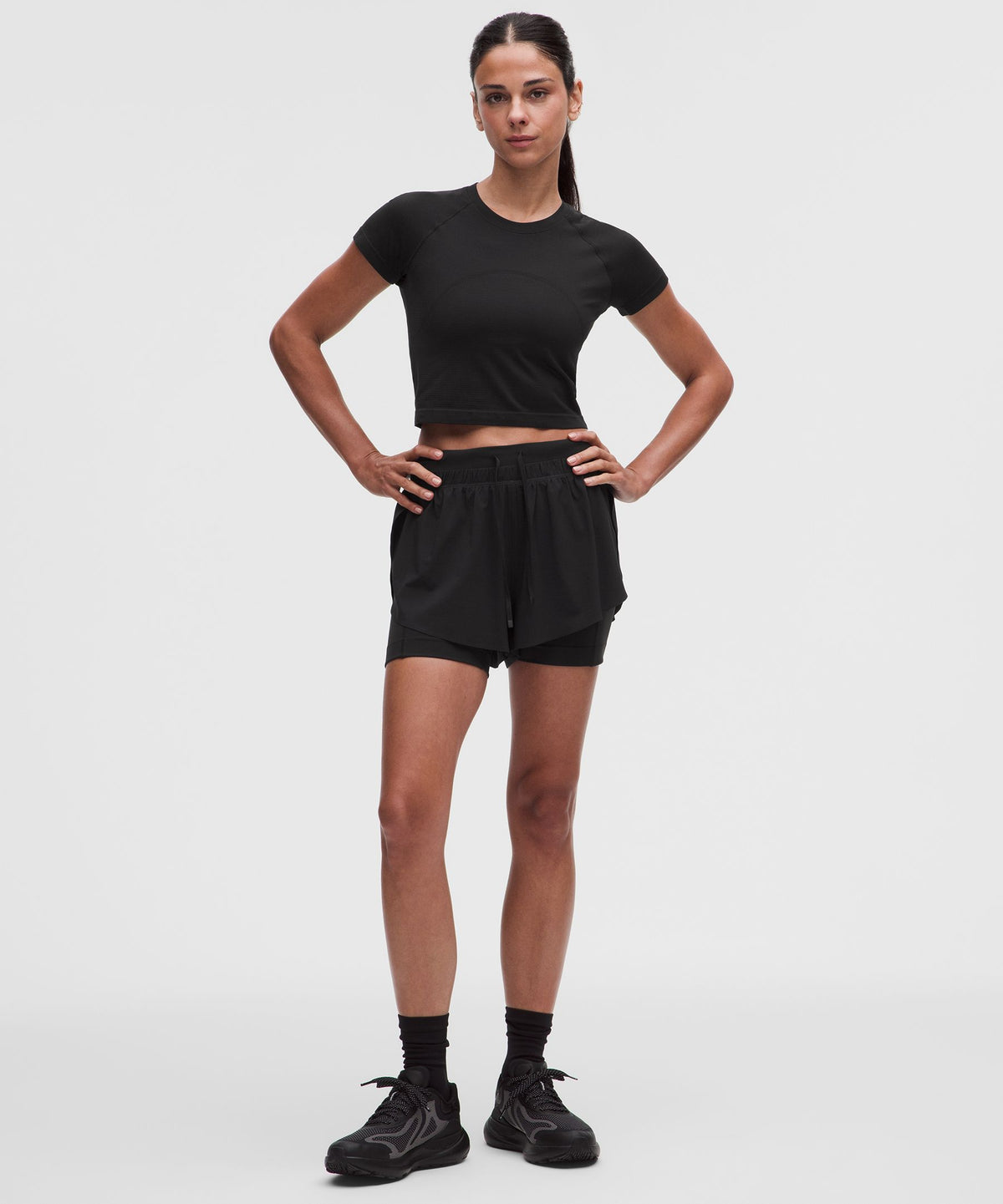 Swiftly Tech Cropped Short-Sleeve Shirt 2.0