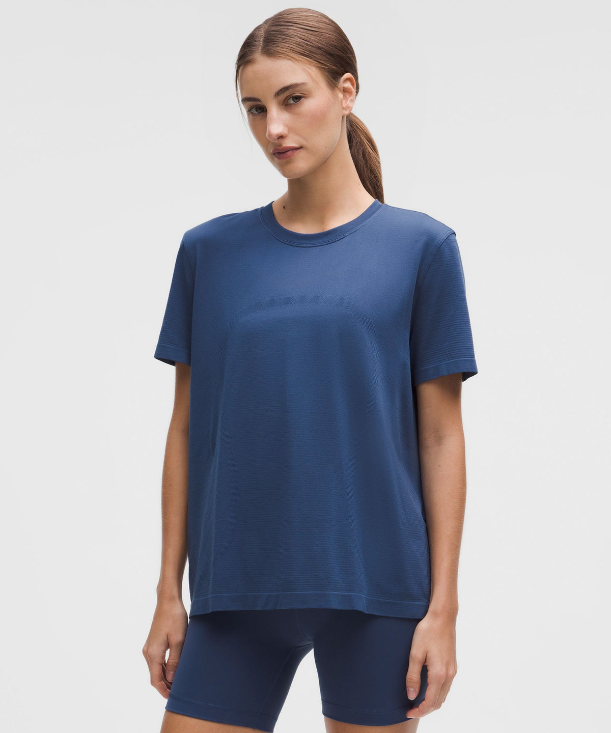 Swiftly Relaxed Short-Sleeve ShirtHip Length