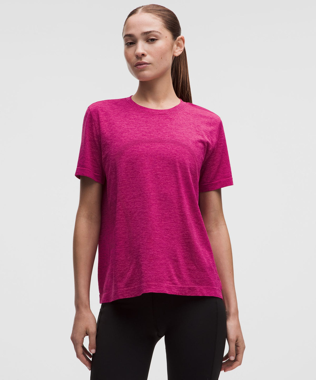 Swiftly Relaxed Short-Sleeve ShirtHip Length