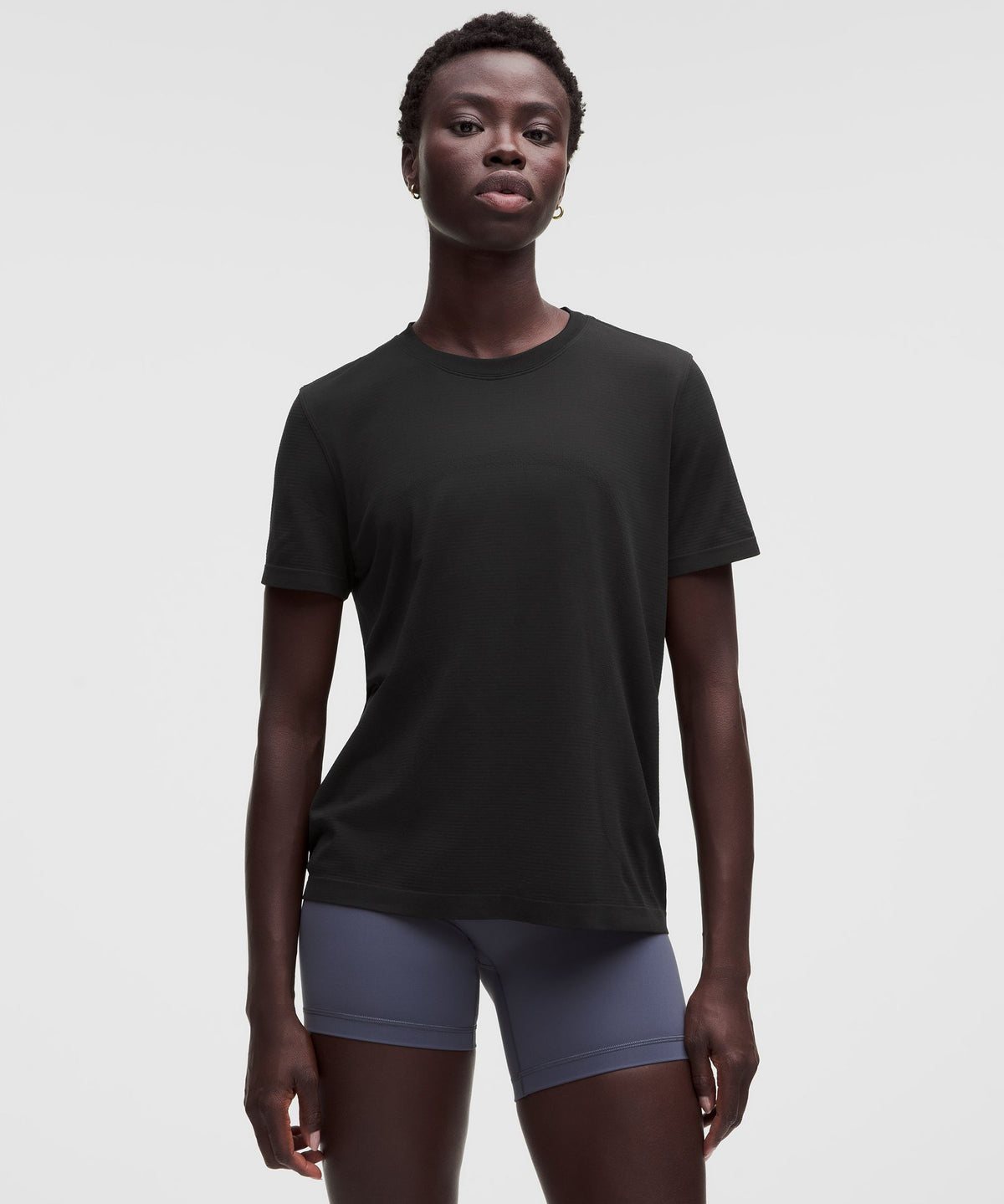 Swiftly Relaxed Short-Sleeve ShirtHip Length