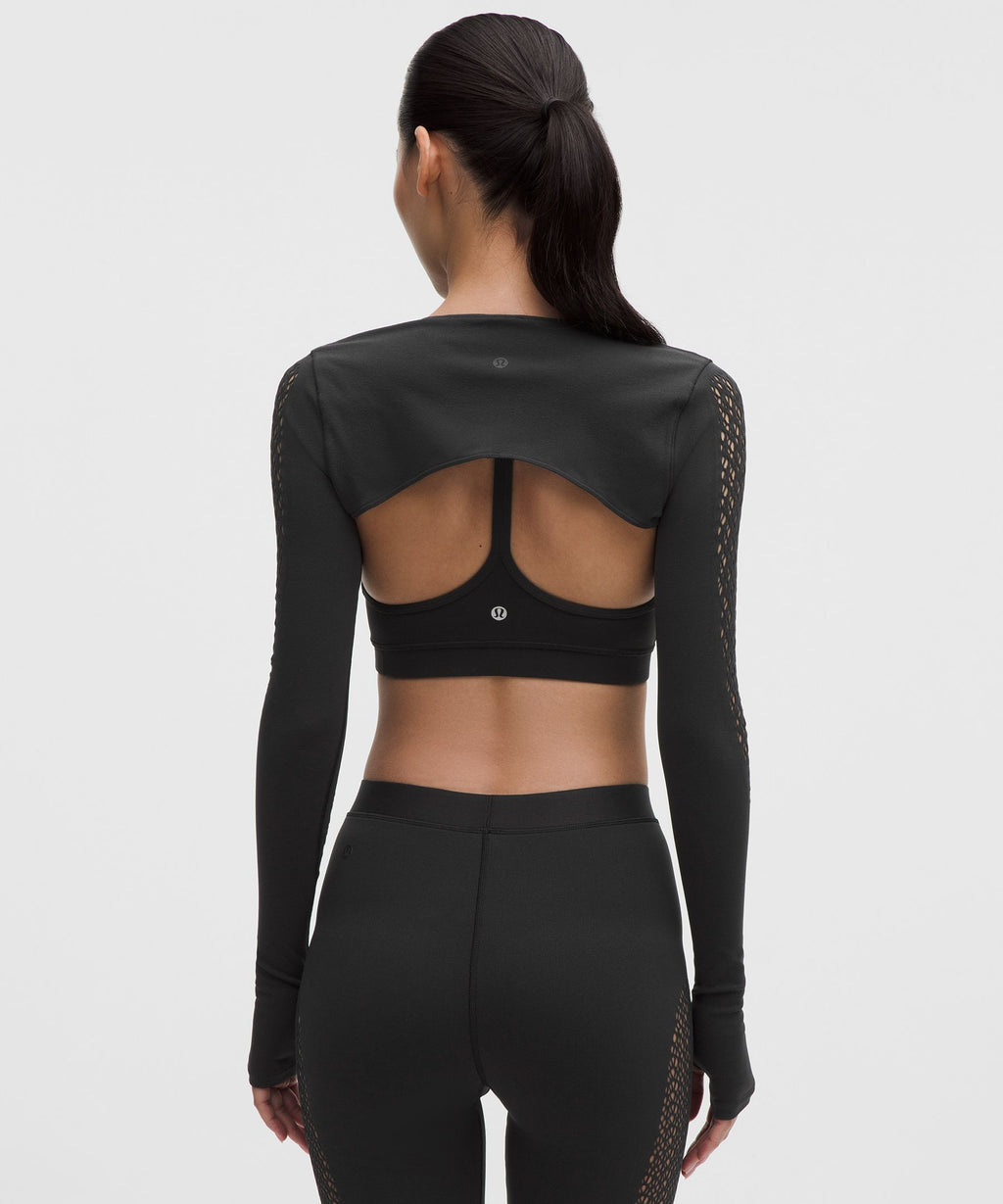 RevealKnit Interlace Long-Sleeve Shrug