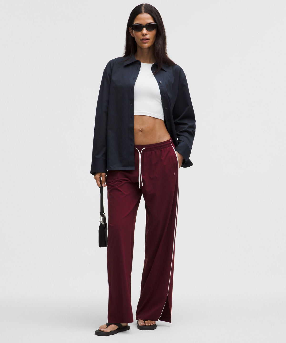 Woven Relaxed-Fit Button-Up Shirt