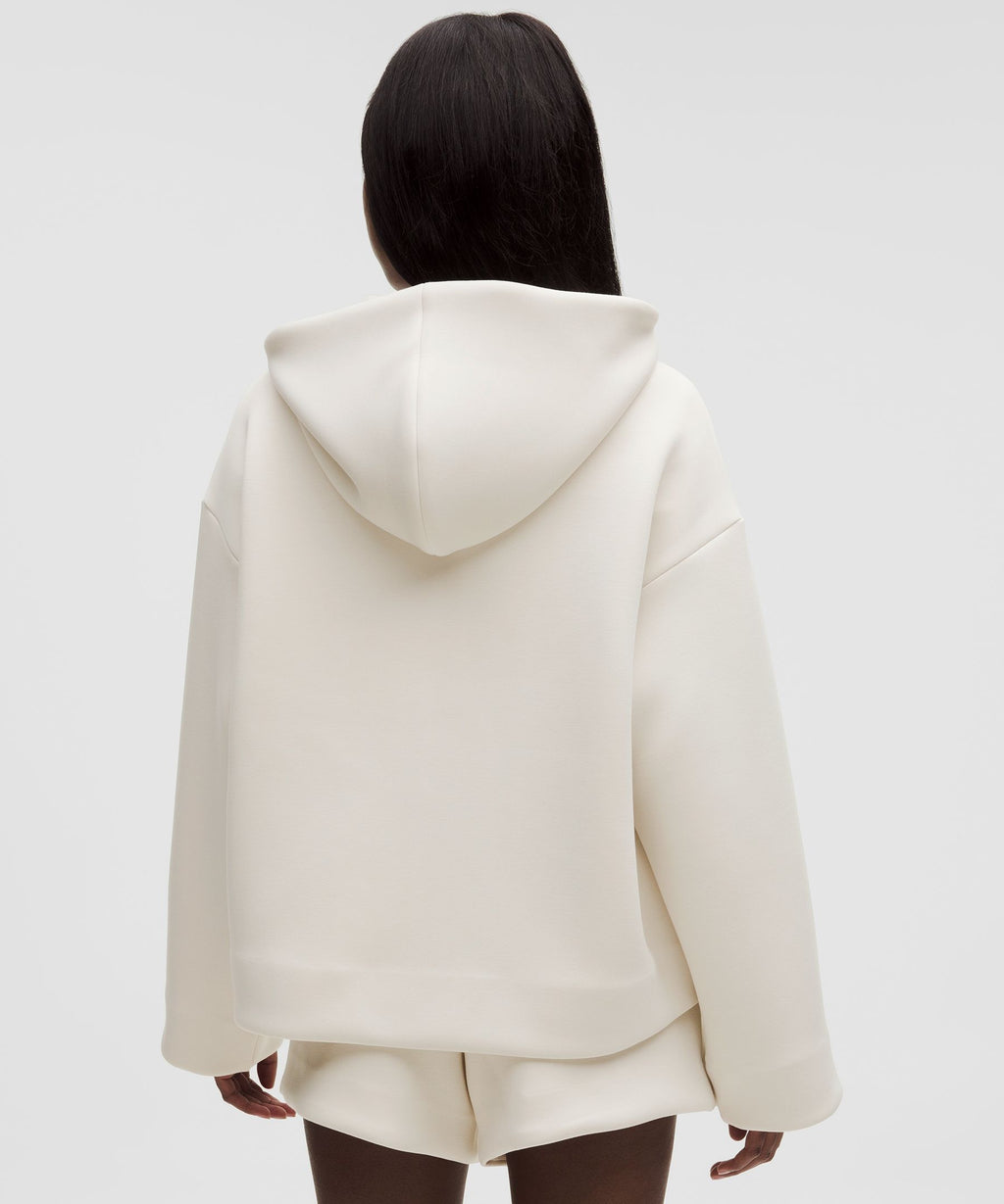 Sleek Spacer Full-Zip Hoodie