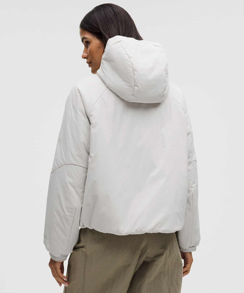 Water-Resistant Insulated Hooded Jacket