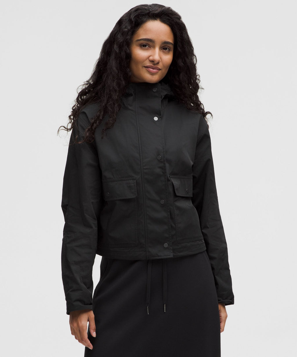 Cropped Utility Windbreaker