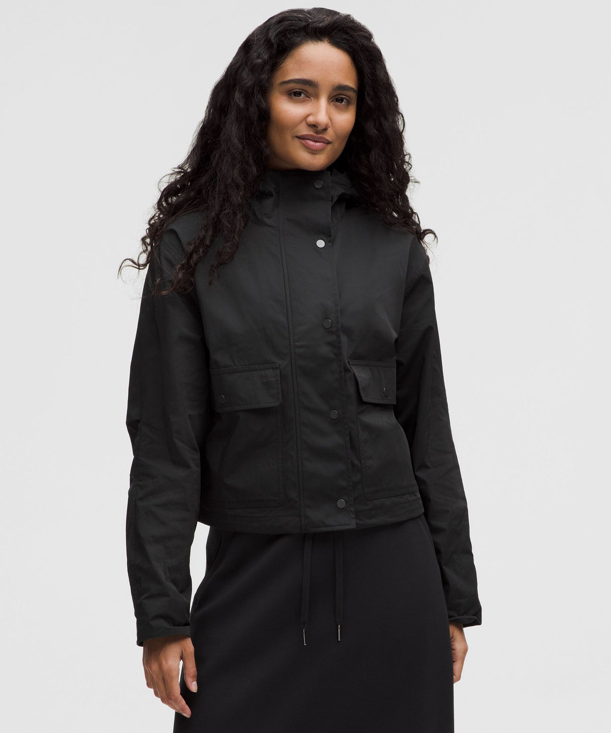 Cropped Utility Windbreaker