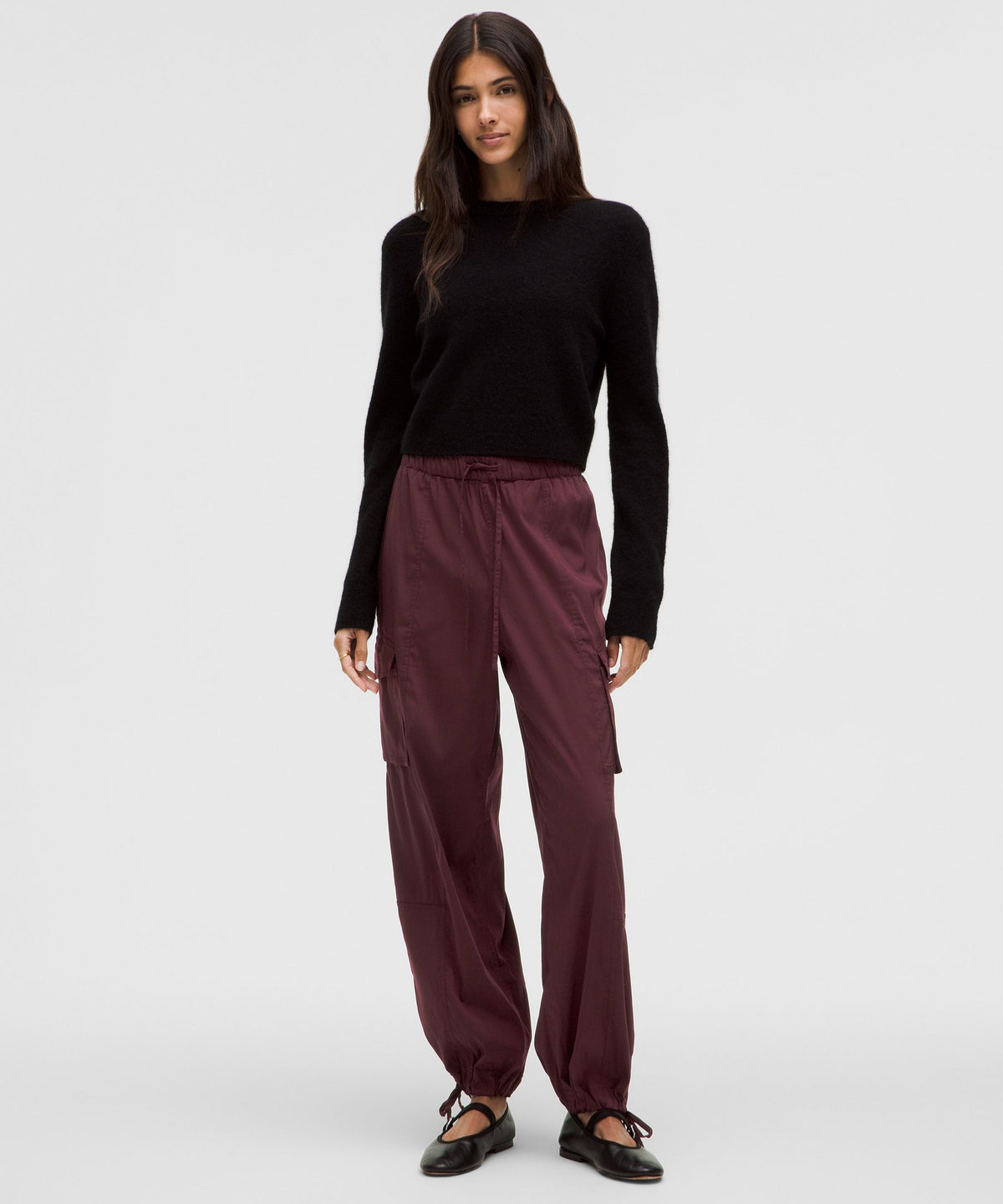 Lightweight Adjustable Mid-Rise Cargo Pant