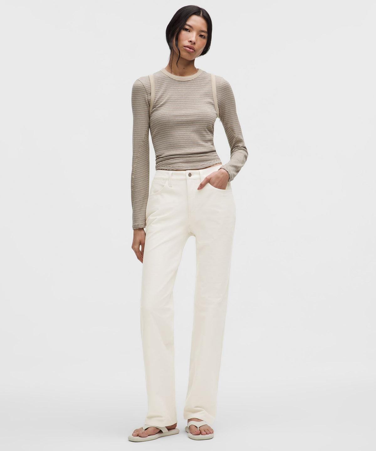 EasyFive Mid-Rise Relaxed-Straight PantRegular