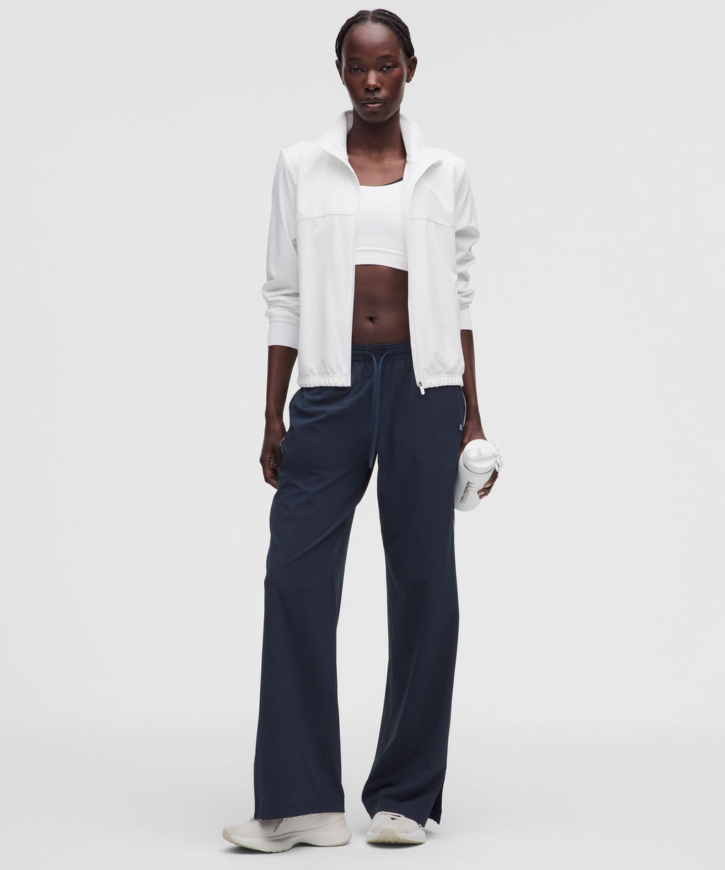 Court Rival Wide-Leg Track Pant RegularStitched Logo