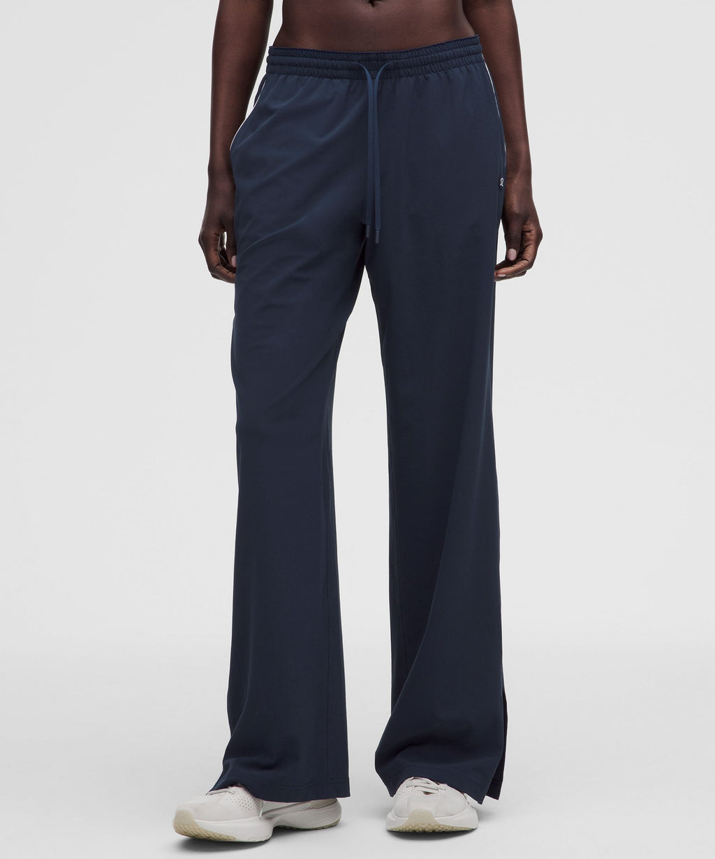 Court Rival Wide-Leg Track Pant RegularStitched Logo