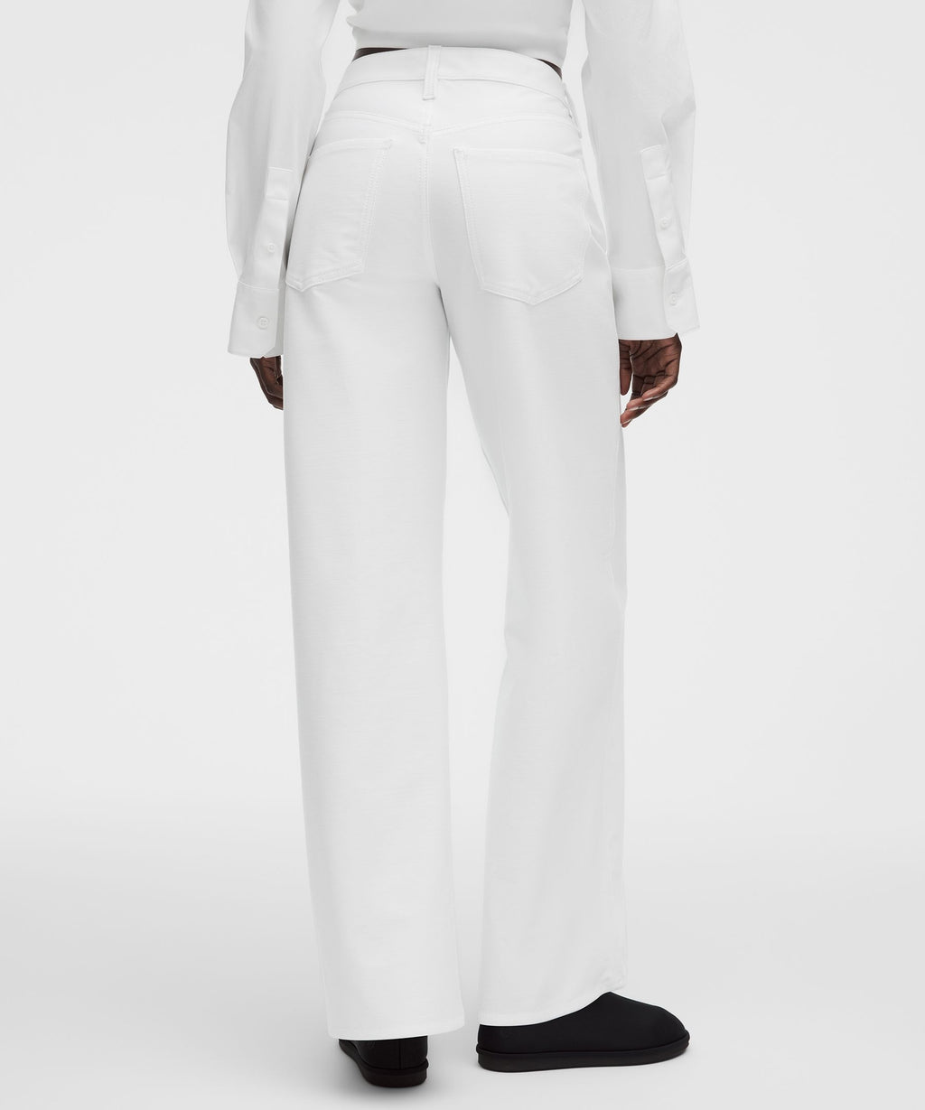 EasyFive Low-Rise Classic Wide-Leg PantShort