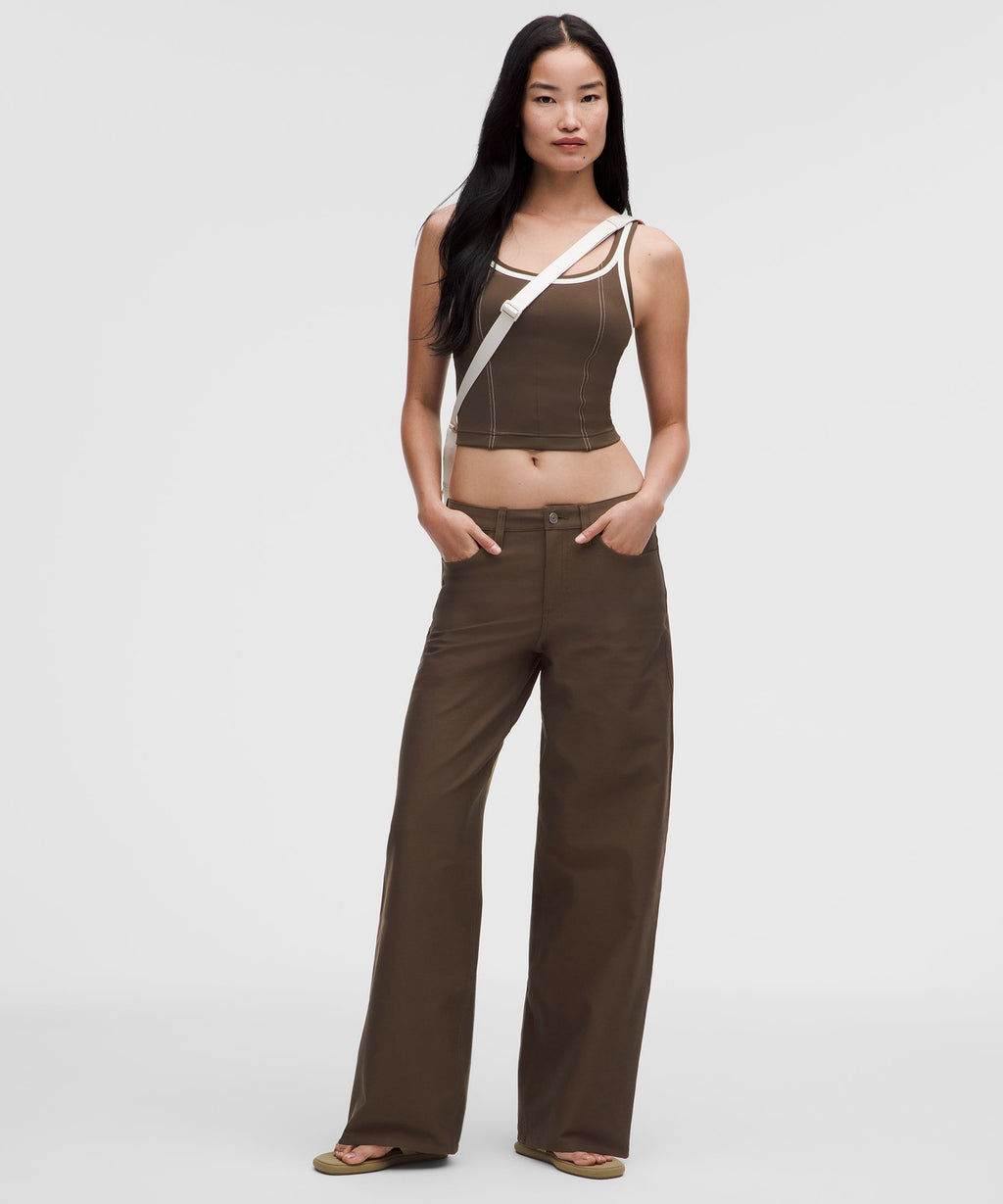 EasyFive Low-Rise Classic Wide-Leg PantShort