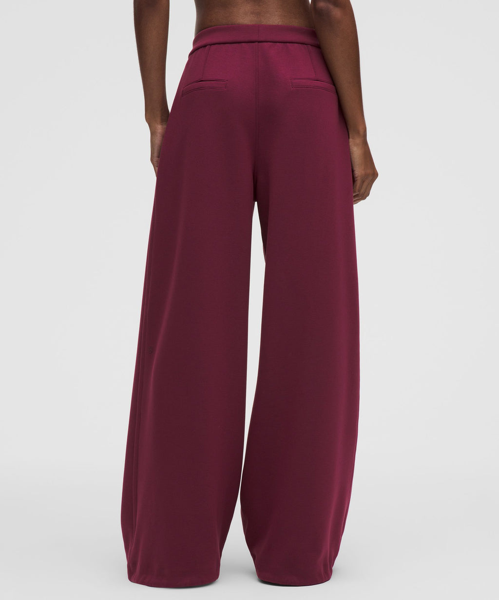 Smooth Spacer High-Rise Wide-Leg PantRegular