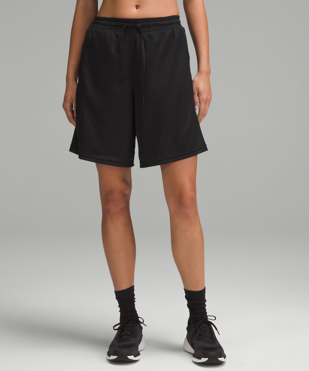 Relaxed-Fit Mesh Training Short 8"