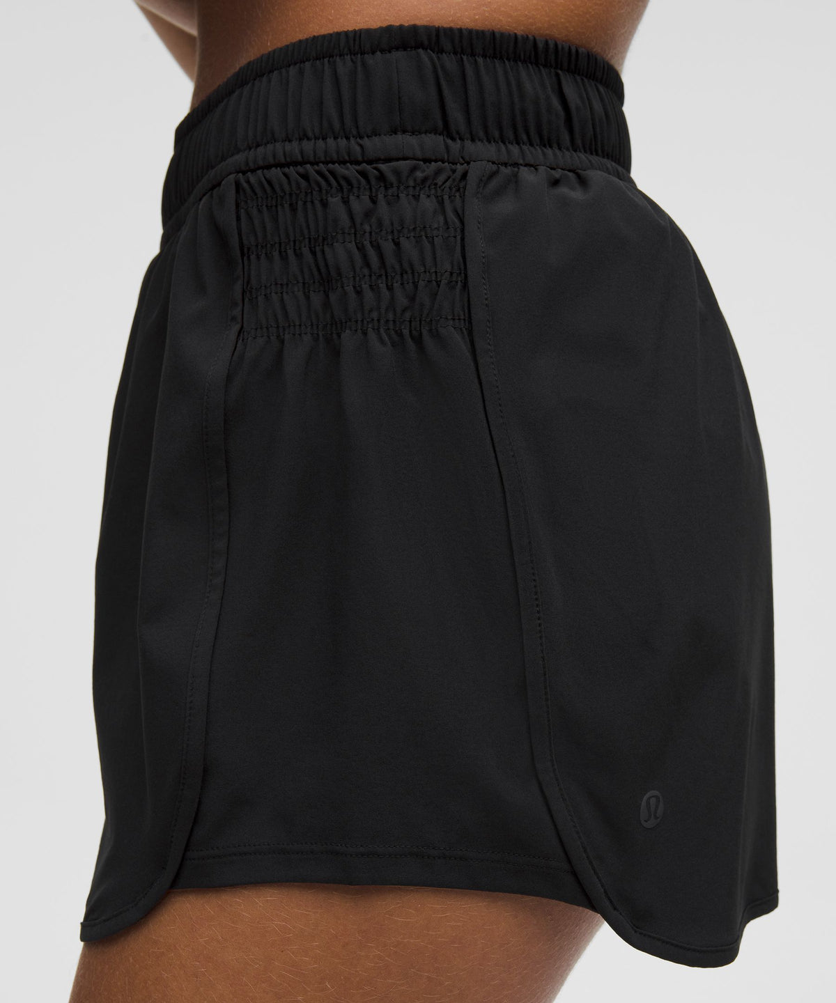 Ruched-Side High-Rise Short 3"