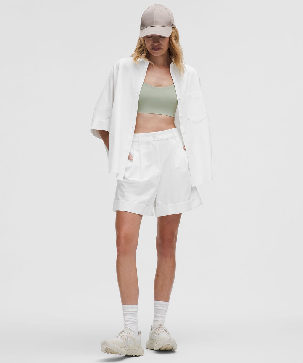 LuluLinen High-Rise Short 6"