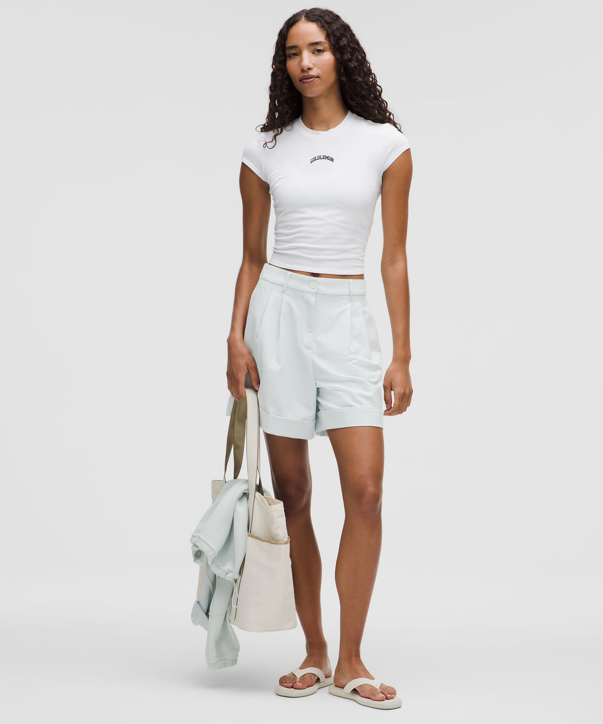 LuluLinen High-Rise Short 6"