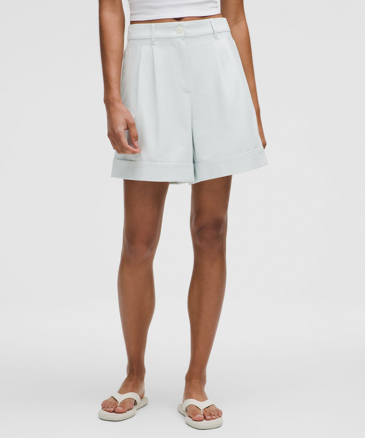 LuluLinen High-Rise Short 6"