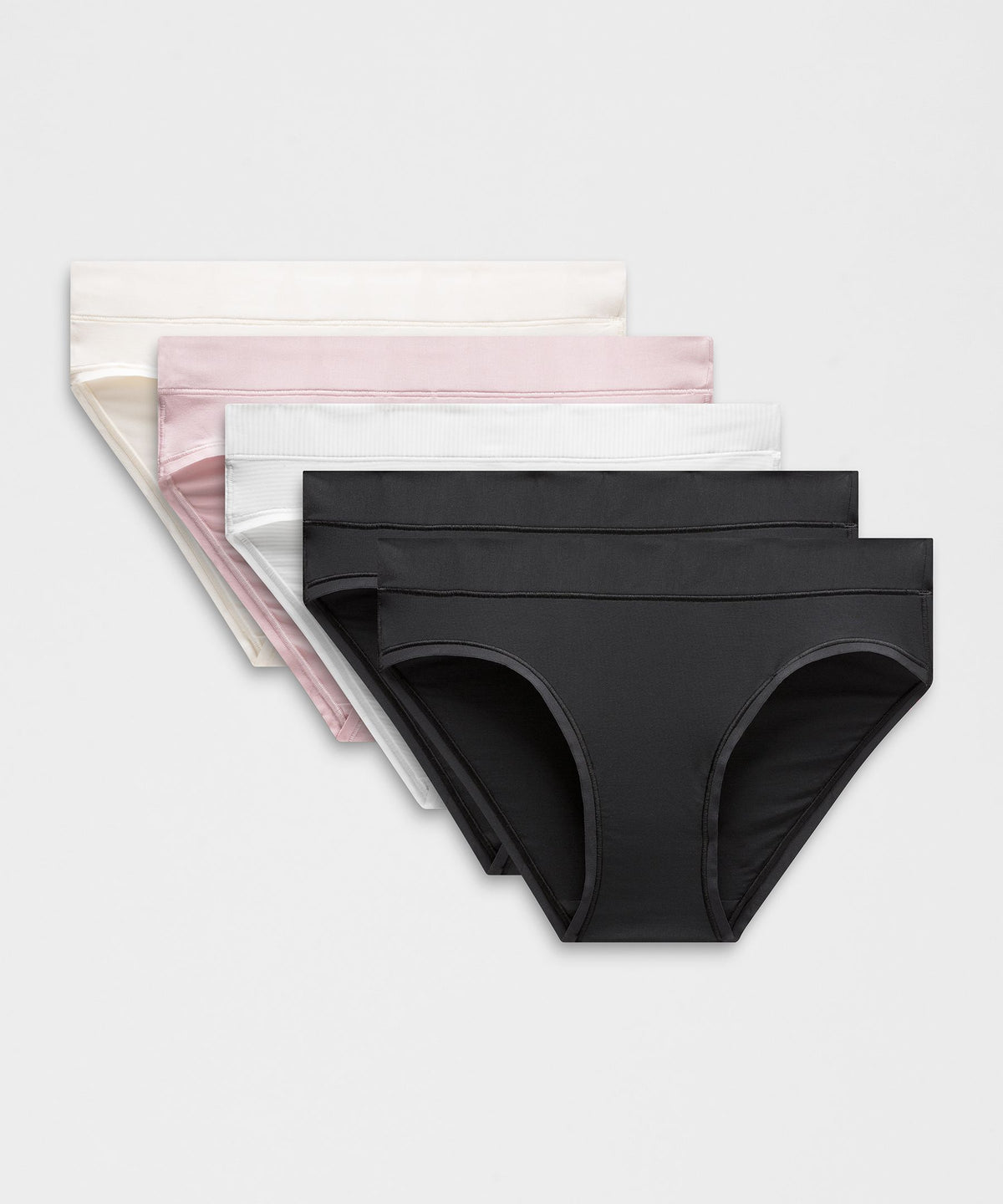 UnderEase Mid-Rise Bikini Underwear5 Pack