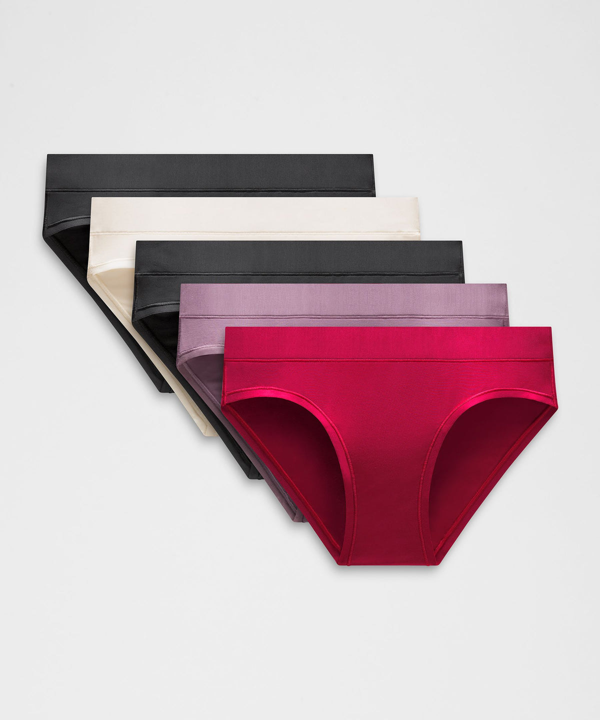 UnderEase Mid-Rise Bikini Underwear5 Pack